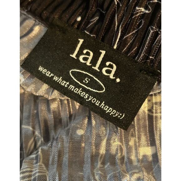 Dressed In Lala Women's Interstellar Astronauts Shirt & Pants Plissé Set-Size S - Picture 4 of 7